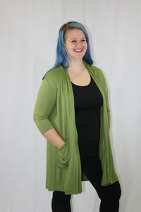 Emma's Closet Open-Front Cardigan With Pockets